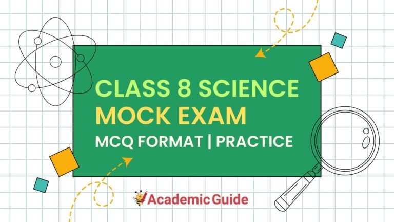 📘 Class 8 Science Mock Exam (MCQ Format) | Practice | Bangla Version